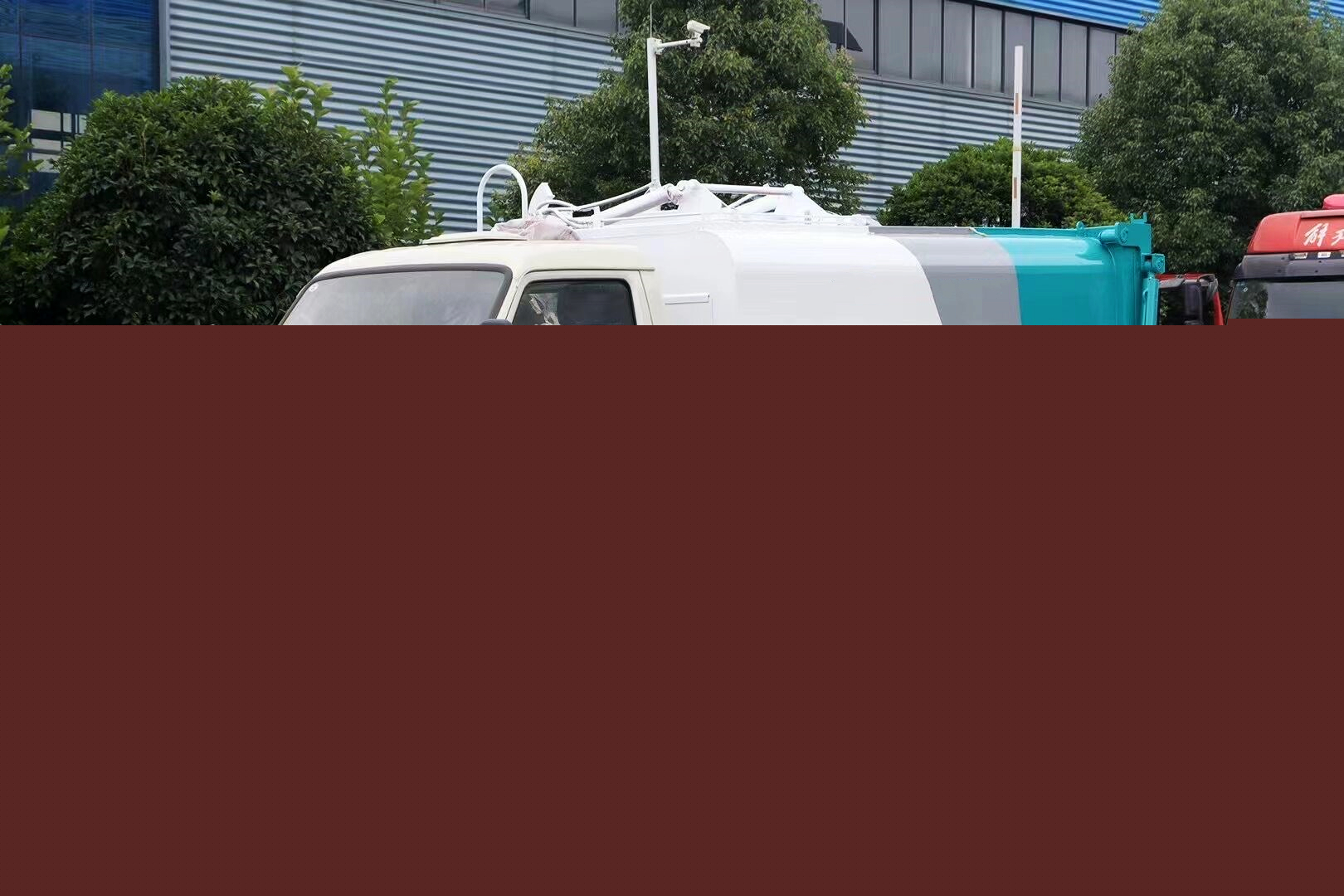 國六福田小卡4方挂桶垃圾車