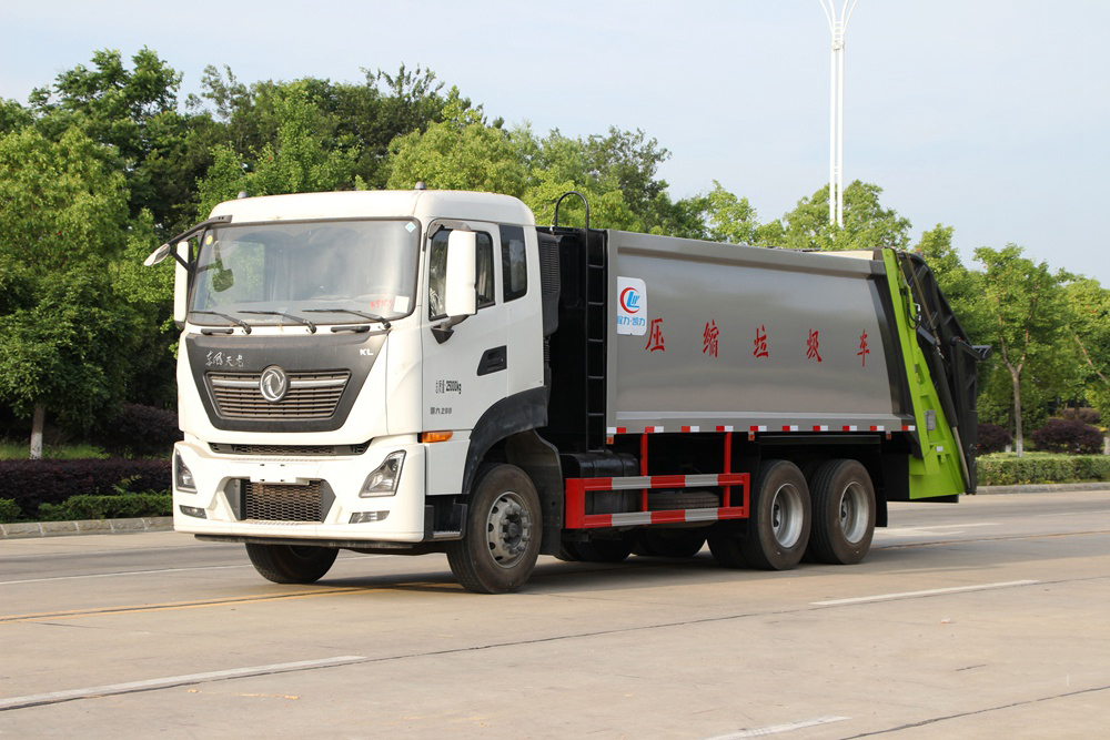 國六18立方東風天龍後雙橋 壓縮垃圾車