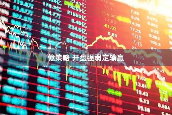 億策略 开盘强弱定输赢