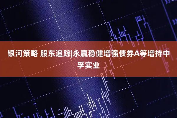 银河策略 股东追踪|永赢稳健增强债券A等增持中孚实业